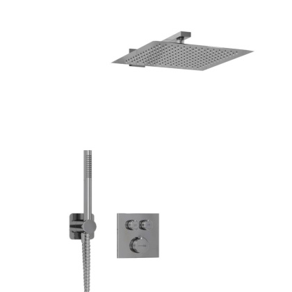 A5848.090.118.271.010.137 Thermo Встраиваемый комплект для душа с верхней душевой насадкой и лейкой A5848.090.118.271.010.137 Thermo Встраиваемый комплект для душа с верхней душевой насадкой и лейкой