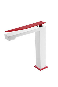 Смеситель для раковины Boheme Q White-Red
