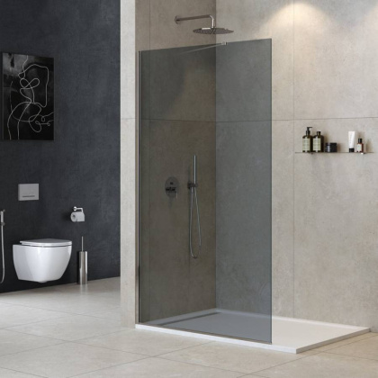 LIBERTA-L-1-TB-80-C-Cr Душевая перегородка универсальная с односторонним входом 800x1950 мм LIBERTA-L-1-TB-80-C-Cr Душевая перегородка универсальная с односторонним входом 800x1950 мм