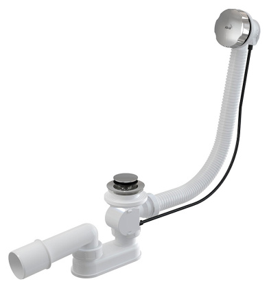 Сифон для ванны автомат комплект, металл