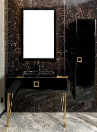 Пенал LUCIDO Глянцевый черный RAL9005 772-GB Boheme