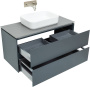 Тумба под раковину Allen Brau Infinity 100 1.21003.AM антрацит матовый