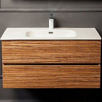 Тумба без раковины Vallessi 80*46cm ZEBRANO 2 полки 837-080-Z Boheme