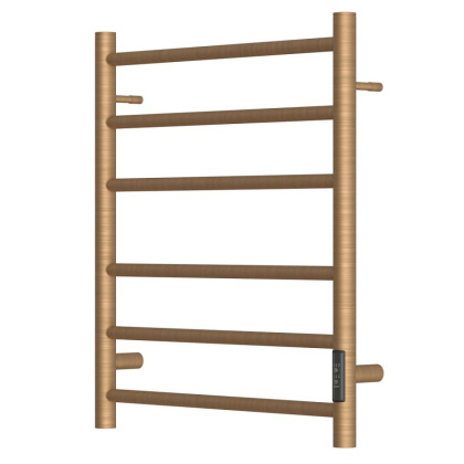 Полотенцесушитель электрический Point Аврора PN10856BR П6 500x600 диммер справа, бронза Полотенцесушитель электрический Point Аврора PN10856BR П6 500x600 диммер справа, бронза