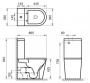 Чаша напольного унитаза BelBagno SFERA-R BB2141CPR