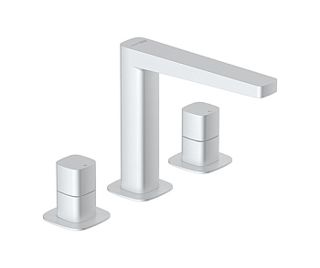 Смеситель для раковины WasserKRAFT Saale 9535 белый матовый