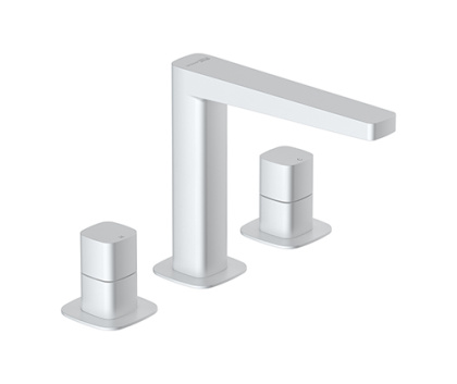 Смеситель для раковины WasserKRAFT Saale 9535 белый матовый