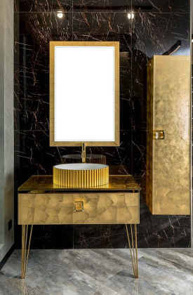 Консоль LUCIDO 80 см Поталь GoldFoil 770-080-Foil Boheme Консоль LUCIDO 80 см Поталь GoldFoil 770-080-Foil Boheme