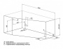 Акриловая ванна Aquanet Brize 160x90 L (с каркасом)