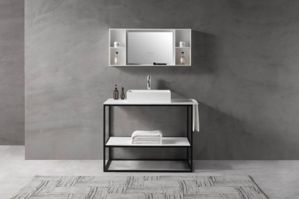 Консоль под раковину ABBER Stein AS2631 напольная, белая матовая Консоль под раковину ABBER Stein AS2631 напольная, белая матовая