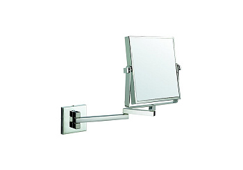 Зеркало с 3-кратным увеличением для ванной комнаты настенное в комплекте с креплением 3056-0002, шт