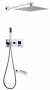 Душевая система ABBER Daheim AF8217 скрытого монтажа с изливом, хром Душевая система ABBER Daheim AF8217 скрытого монтажа с изливом, хром
