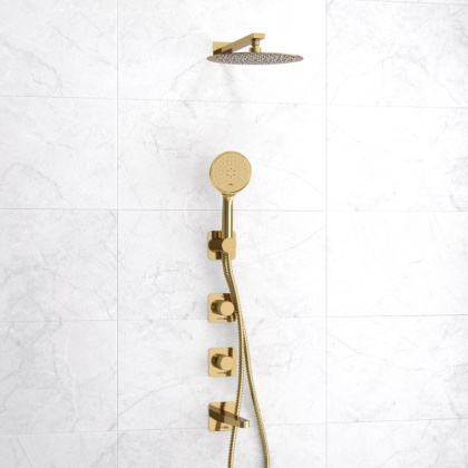 A7651.304.305.183.208.280.197.207 Встраиваемый комплект для ванны с верхней душевой насадкой, лейкой A7651.304.305.183.208.280.197.207 Встраиваемый комплект для ванны с верхней душевой насадкой, лейкой