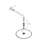 Душ верхний Grohe Rainshower Cosmopolitan 26066000 хром