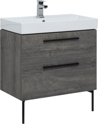 Мебель для ванной Aquanet Nova 75 дуб рошелье (2 ящика) Мебель для ванной Aquanet Nova 75 дуб рошелье (2 ящика)