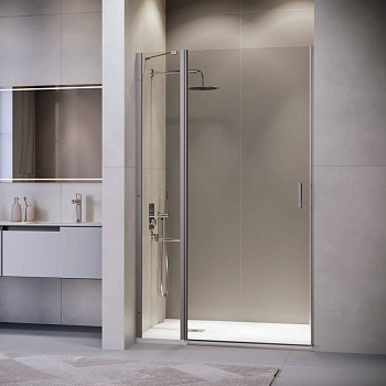 Душевая дверь 100*195 RGW LE-004-Gr Серый/Прозрачное/6 мм