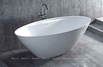 Ванна из искусственного камня S-Stone Salini Diva 180x85 см матовая ,102221M Ванна из искусственного камня S-Stone Salini Diva 180x85 см матовая ,102221M