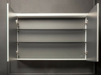 Зеркальный шкаф Vallessi 80 DARK OAK с подстветкой 547-D Boheme