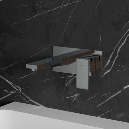 Смеситель для умывальника скрытого монтажа OMNIRES FRESH FR7115CR (хром)