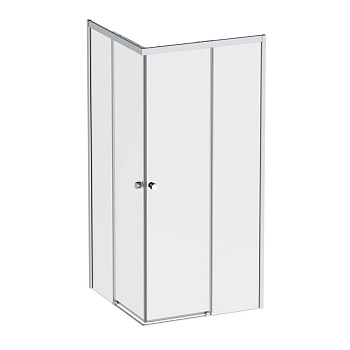 W94G-403-9090-МТ Душевое ограждение X-Joy Square Slide 90х90, мат Хром, прозрачное