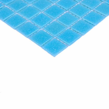 Мозаика Bonaparte Стеклянная Simple Blue (на бумаге) 32,7x32,7 см