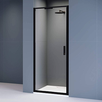 Душевая дверь  80*195 RGW SV-05-B Чёрный/Прозрачное/8 мм (Easy)