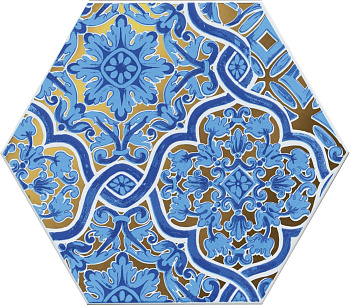 Декор VT\A431\24000 Талья Золотой/металл (23см*20см*6,9мм) (26шт/1,19м2) Орнамент 5, шт