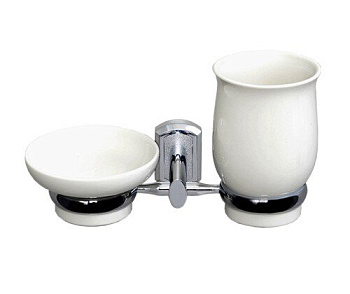 K-24126 Держатель стакана и мыльницы K-24126 Держатель стакана и мыльницы