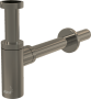 Сифон для умывальника DN32 DESIGN, NICKEL-мат