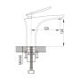 Смеситель для раковины латунь R2701F