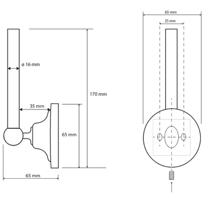 Держатель запасного рулона Держатель запасного рулона