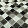 Мозаика стеклянная Carbon mix (чип 4*25*25) 300*300(22шт.-1.98м2), м2