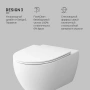 C111700WH Awe Унитаз подвесной FlashClean