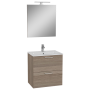 Mia комплект мебели 60 см с ящиками (тумба, раковина, зеркало c подсветкой), кордоба Mia комплект мебели 60 см с ящиками (тумба, раковина, зеркало c подсветкой), кордоба