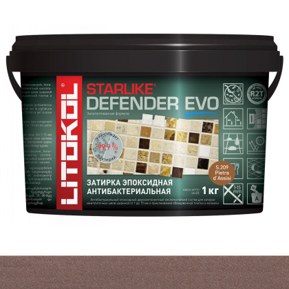 Затирка эпоксидная STARLIKE DEFENDER EVO, S.209 P.ASSISI 1кг Затирка эпоксидная STARLIKE DEFENDER EVO, S.209 P.ASSISI 1кг