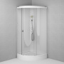 W88C-301-090WT64 X-Joy кабина душевая, 90х90, стекло прозрачное, профиль Белый