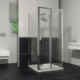 Душевой уголок RGW CL-31, 04093199-11, 90 х 90 x 185 см, дверь складная, стекло прозрачное, хром