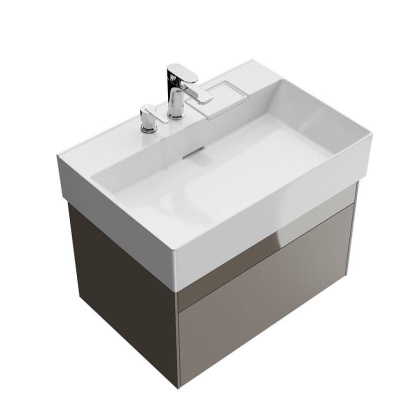 Тумба LOGICA подвесная 2 ящика 70 см, песчаный Тумба LOGICA подвесная 2 ящика 70 см, песчаный