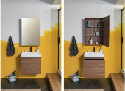 Мебель для ванной Aquanet Нью-Йорк 60 орех Мебель для ванной Aquanet Нью-Йорк 60 орех