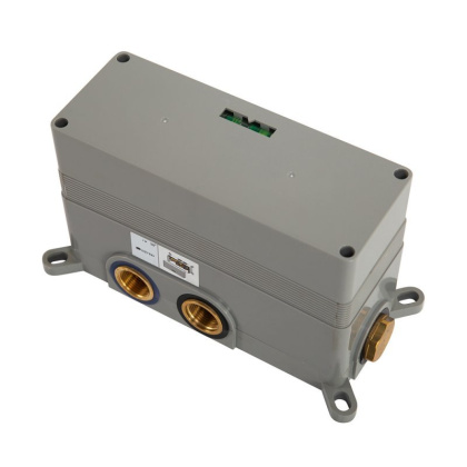 CZR-B-VDIM-30-T-01 Душевая система встраиваемого монтажа с термостатическим смесителем с верхним и ручным душем, верхний душ из ABS диаметр 300 мм Исполнение: Хром  CZR-B-VDIM-30-T-01 Душевая система встраиваемого монтажа с термостатическим смесителем с верхним и ручным душем, верхний душ из ABS диаметр 300 мм Исполнение: Хром