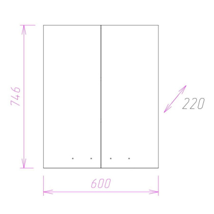 Шкаф Onika Кредо 60 подвесной, белый Шкаф Onika Кредо 60 подвесной, белый