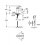 Смеситель Grohe Eurosmart 2021 с гигиеническим душем, 23124003 Смеситель Grohe Eurosmart 2021 с гигиеническим душем, 23124003
