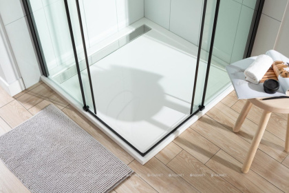 Душевой уголок Aquanet Pleasure AE60-S-100x100U-BT 100x100, прозрачное стекло