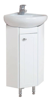 Тумба Onika Малютка 33 напольная, белая, угловая (ум. Радиан 33) Тумба Onika Малютка 33 напольная, белая, угловая (ум. Радиан 33)