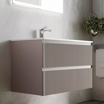 Тумба подвесная SANCOS Snob R 590х445х500, c двумя ящиками оснащенными доводчиками, Doha Soft, арт.SNR60SM