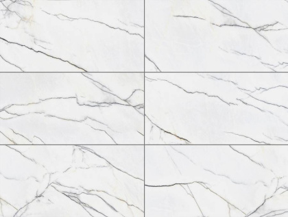 Керамогранит матовый PANDA WHITE 60х120 5мм MATT, Marbles