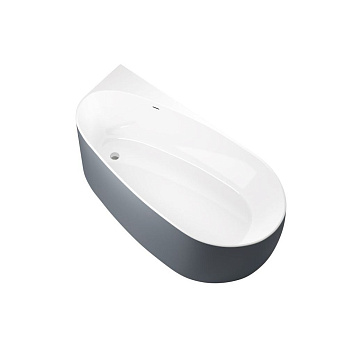 Акриловая ванна Allen Brau Priority 170x80 2.31002.20/BGM белый глянец/сине-серый, шт