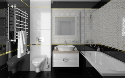 Декор Simple белый 25х75,шт.