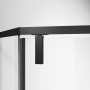 Душевой уголок Slim-N VSP-4SN900CLB, 900*900, черный, стекло прозрачное