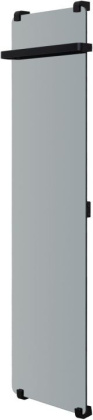 Полотенцесушитель электрический Allen Brau Infinity 160x44 с рейлингом и креплением, черный браш Полотенцесушитель электрический Allen Brau Infinity 160x44 с рейлингом и креплением, черный браш